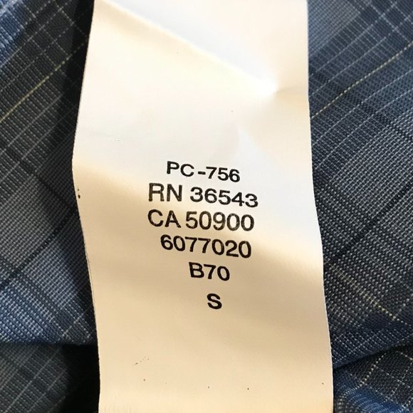 GH Bass Earth Blue Plaid Short Sleeve Two Pocket Men's Shirt Large - Picture 16 of 16